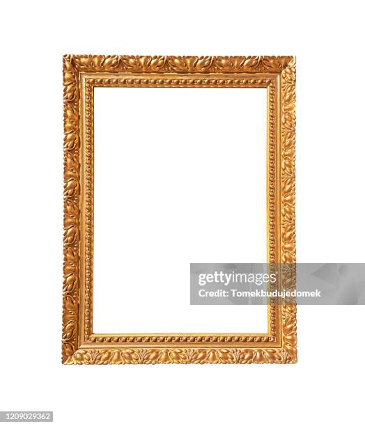 frame - gold leaf stock pictures, royalty-free photos & images