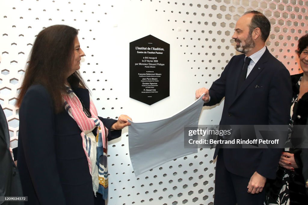 Inauguration Of The Hearing Institute - Pasteur Institute- By The French Prime Minister