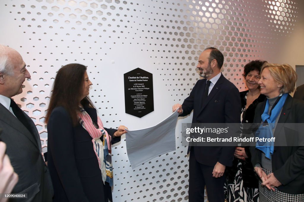 Inauguration Of The Hearing Institute - Pasteur Institute- By The French Prime Minister