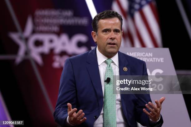 Rep. John Ratcliffe speaks during the annual Conservative Political Action Conference at Gaylord National Resort & Convention Center February 27,...