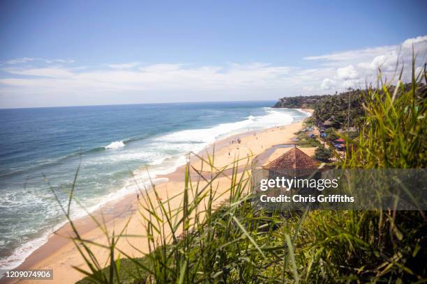 varkala, kerala, southern india - varkala beach stock pictures, royalty-free photos & images