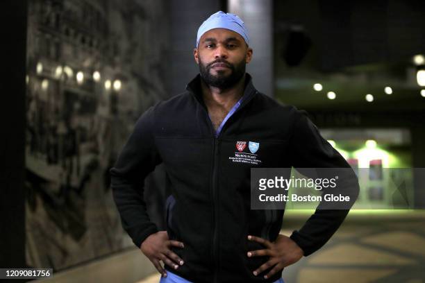Former Florida State and Tennessee Titans defensive back Myron Rolle, pictured in Boston on Apr. 3, is currently a third year neurosurgery resident...
