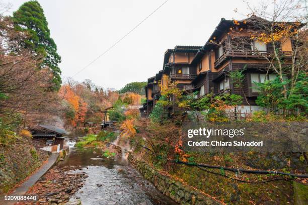 kurokawa-onsen - kumamoto prefecture stock pictures, royalty-free photos & images