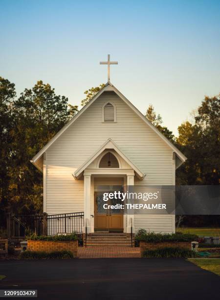 pequena igreja da flórida - igreja - fotografias e filmes do acervo