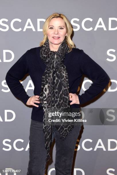 Kim Cattrall attends the SCAD aTVfest 2020 - "Filthy Rich" With Kim Cattrall Icon Award Presentation on February 27, 2020 in Atlanta, Georgia.