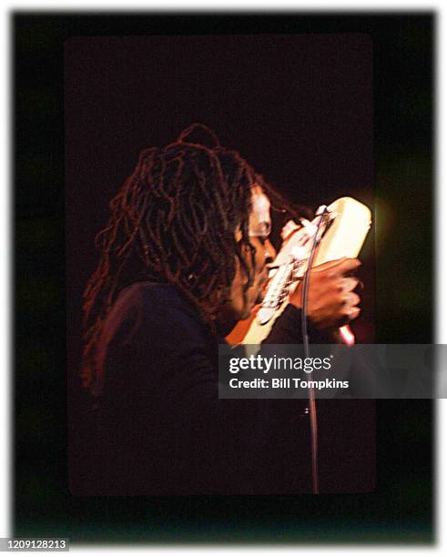 Bill Tompkins/Getty Images Majek Fashek on May 6th 1994 in New York City.