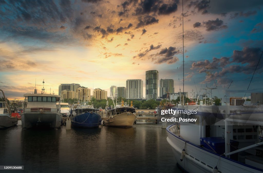 Sunset over Darwin, Northern Territory