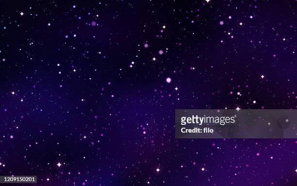 outer space - magenta stock illustrations
