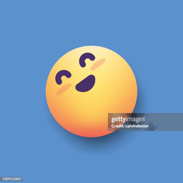 emoticon design element color background shadow effect - wellness program stock illustrations