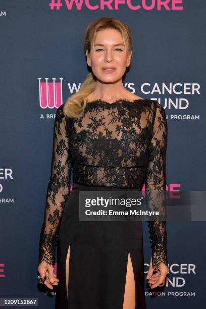 Honoree Renée Zellweger attends WCRF's "An Unforgettable Evening" at Beverly Wilshire, A Four Seasons Hotel on February 27, 2020 in Beverly Hills,...