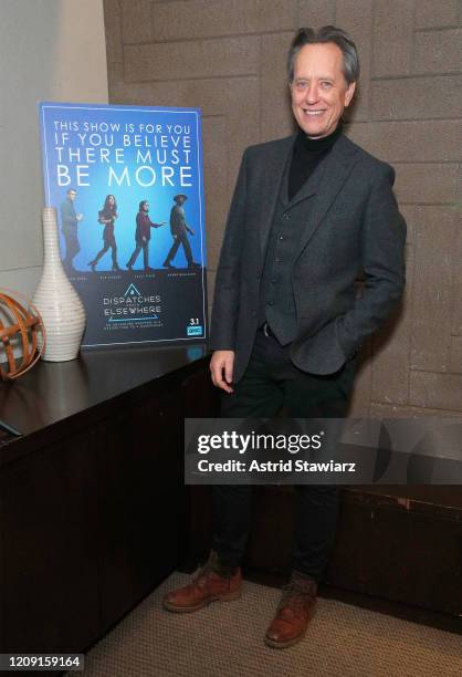 Richard E. Grant attends IFC "Dispatches From Elsewhere" screening In NYC on February 27, 2020 in New York City.