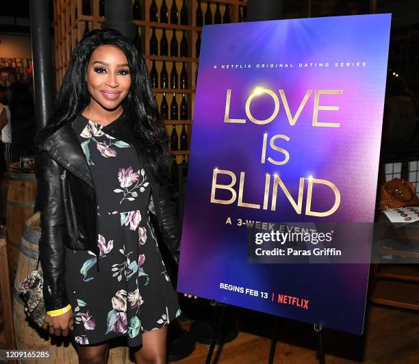 Necole Kane attends "Love Is Blind" Atlanta screening & reception at City Winery on February 27, 2020 in Atlanta, Georgia.