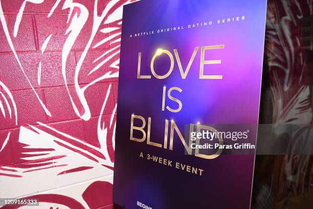 General view of "Love Is Blind" Atlanta screening & reception at City Winery on February 27, 2020 in Atlanta, Georgia.