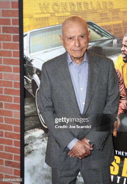 Alan Arkin attends the Netflix Premiere Spenser Confidential at Westwood Village Theatre on February 27, 2020 in Westwood, California.