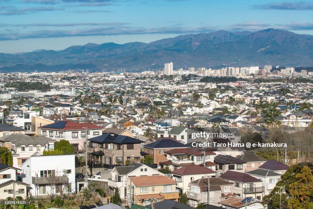 Residential districts in Kanagawa prefecture of Japan