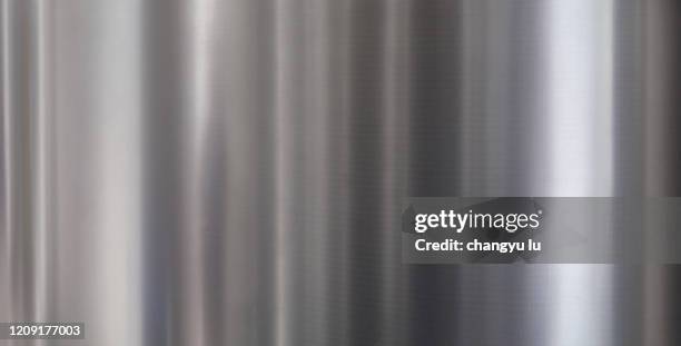 clean and tidy metal background - steel surface foto e immagini stock
