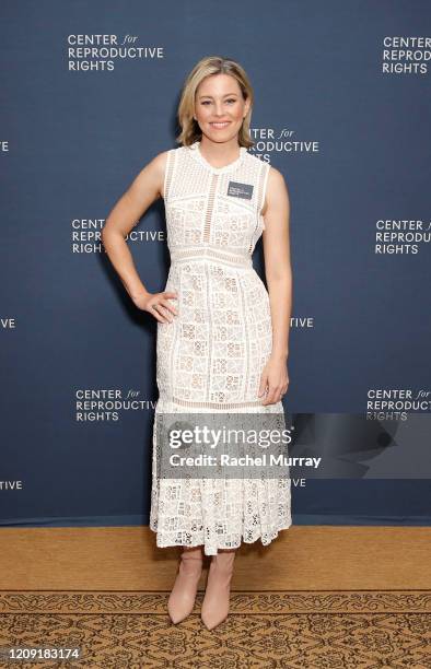 Elizabeth Banks attends The Center for Reproductive Rights 2020 Los Angeles Benefit on February 27, 2020 in Beverly Hills, California.