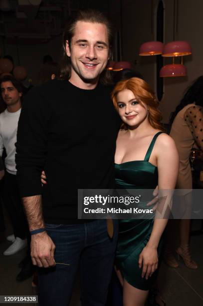Luke Benward and Ariel Winter attend the LA screening of "BURDEN" on February 27, 2020 in Los Angeles, California.