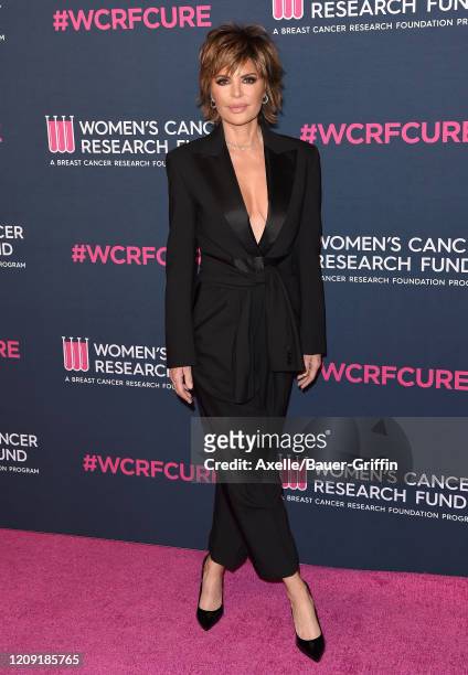 Lisa Rinna attends The Women's Cancer Research Fund's An Unforgettable Evening 2020 at Beverly Wilshire, A Four Seasons Hotel on February 27, 2020 in...