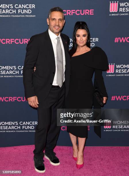 Mauricio Umansky and Kyle Richards attend The Women's Cancer Research Fund's An Unforgettable Evening 2020 at Beverly Wilshire, A Four Seasons Hotel...