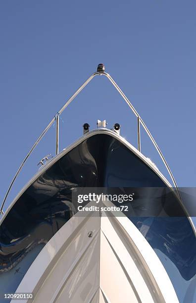 bow of a boat - hull stock pictures, royalty-free photos & images