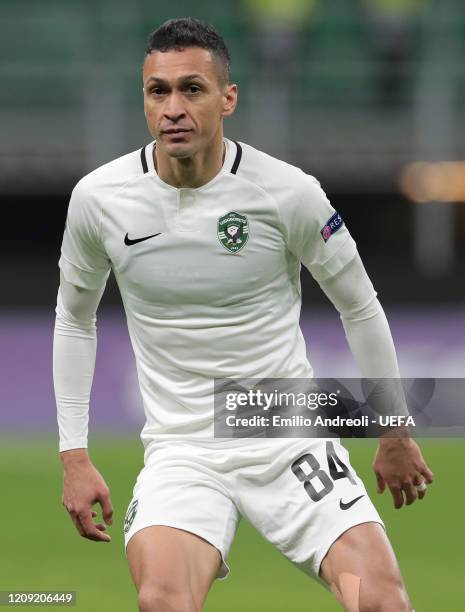 Marcelinho of PFC Ludogorets looks on during the UEFA Europa League round of 32 second leg match between FC Internazionale and PFC Ludogorets Razgrad...