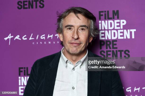 Actor Steve Coogan attends the Film Independent Screening Series of "Greed" at the ArcLight Hollywood on February 27, 2020 in Hollywood, California.