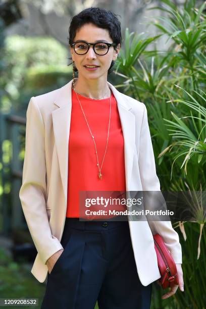 Italian actress Nicole Grimaudo attends Passeggeri Notturni photocall in the Rai studios viale Mazzini. Rome , February 24th, 2020