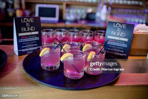 General view of the atmosphere during the Netflix's Love is Blind VIP viewing party at City Winery on February 27, 2020 in Atlanta, Georgia.