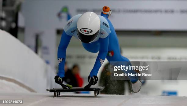 Italian Skeleton Racets 93 Valentina Margaglio Photos & High Res Pictures - Getty Images