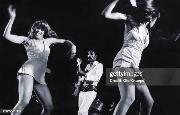 Ike and Tina Turner Revue, Ike Turner, The Ikettes, De Doelen, Rotterdam, Holland, 12 November 1972.