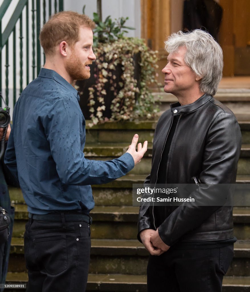 The Duke Of Sussex Visits Abbey Road Studios