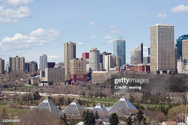 Spring In Edmonton Edmonton Skyline In The Early Spring High-Res Stock Photo - Getty Images