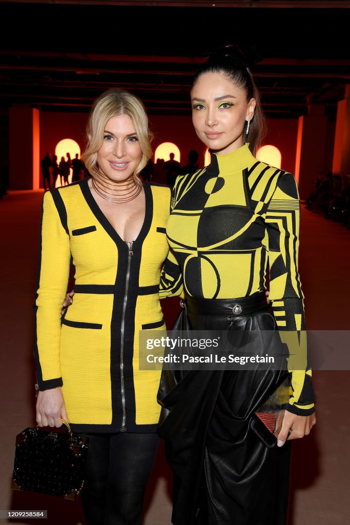 Balmain : Front Row - Paris Fashion Week Womenswear Fall/Winter 2020/2021