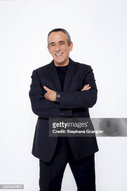 Show runner Thierry Ardisson poses for a portrait on July 4, 2014 in Paris, France.