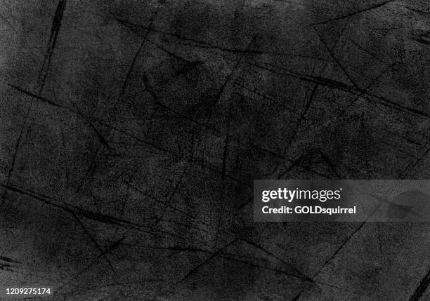 abstract black background painted by thick black acrylic paint and paint roller - abstract messy dirty uneven paper art with visible single lines dots and spots - high quality stock illustration - overlapping rectangles stock illustrations