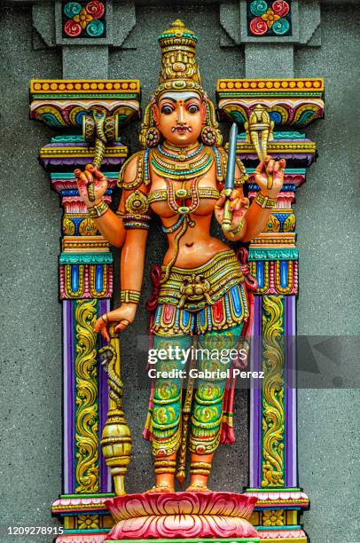 a  statue of a hindu deity - lakshmi puja stock pictures, royalty-free photos & images