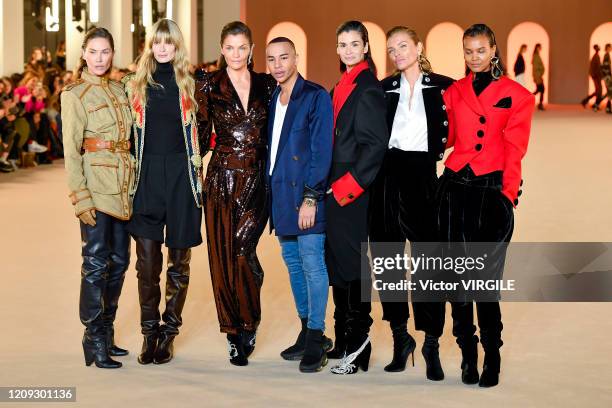 Erin Wasson, Julia Stegner, Helena Christensen Olivier Rousteing, Caroline Ribeiro, Esther Canadas, Liya Kebede and Caroline Ribeiro, Liya Kebede...