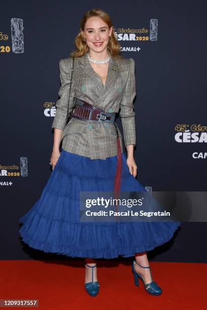 Deborah François arrives at the Cesar Film Awards 2020 Ceremony At Salle Pleyel In Paris on February 28, 2020 in Paris, France.