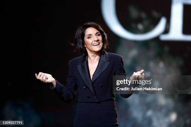 Florence Foresti on stage during the Cesar Film Awards 2020 Ceremony At Salle Pleyel In Paris on February 28, 2020 in Paris, France.