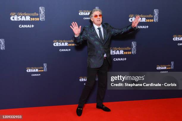 Daniel Auteuil arrives at the Cesar Film Awards 2020 Ceremony At Salle Pleyel In Paris on February 28, 2020 in Paris, France.