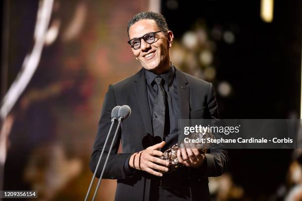 Roschdy Zem on stage during the Cesar Film Awards 2020 Ceremony At Salle Pleyel In Paris on February 28, 2020 in Paris, France.