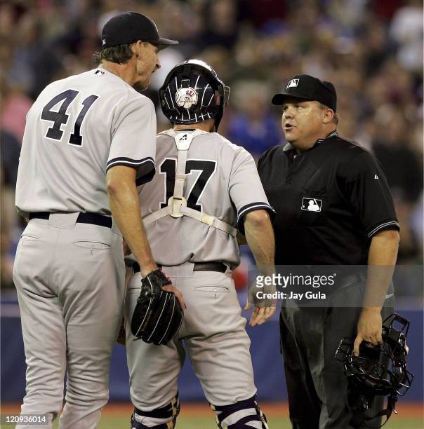 Pitcher Randy Johnson was ejected in the 2nd inning by Home Playe umpire Fieldin Culbrehth after arguing balls and strikes in game against the...