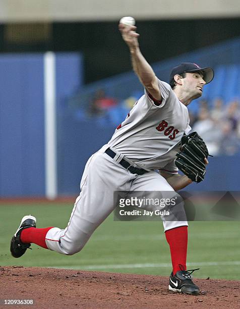 Boston Red Sox P Matt Clement throws a pitch during tonight's game vs the Toronto Blue Jays at Rogers Centre in Toronto, Canada. May 29, 2006