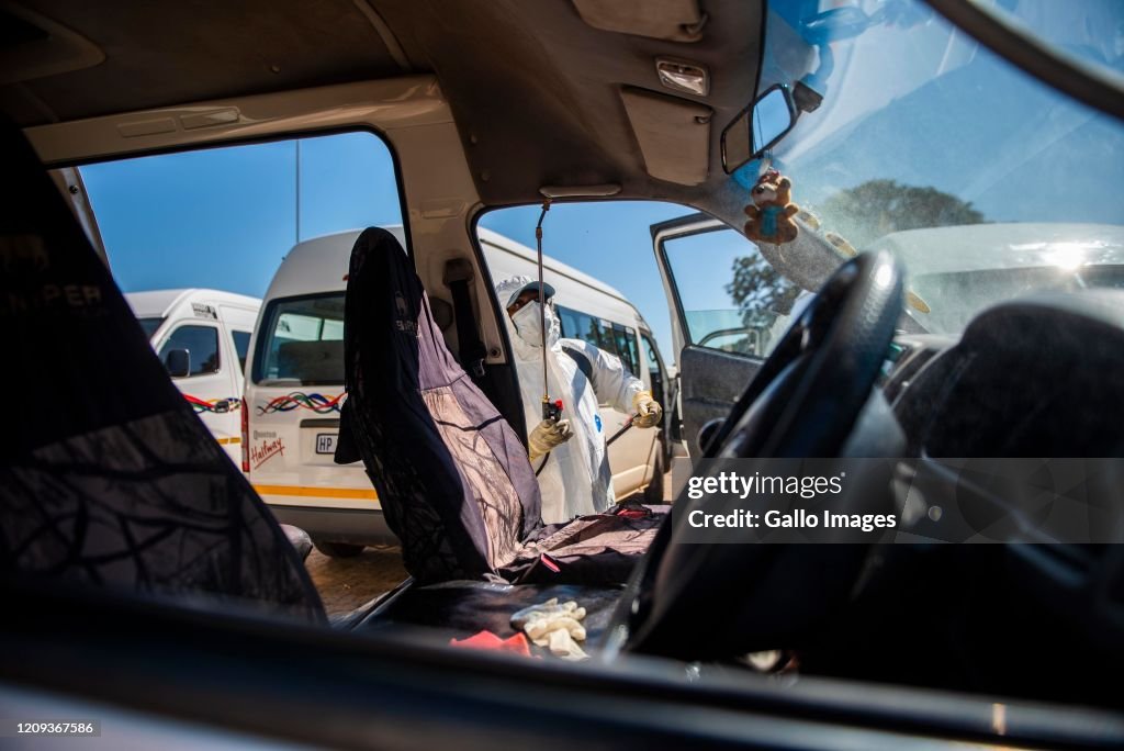 Gauteng Transport launches programme to sanitise taxi ranks in South Africa