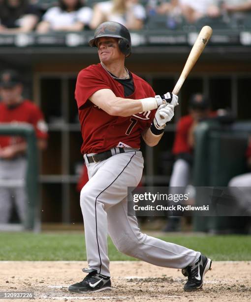 Houston Astros' DH, Craig Biggio batting during their Interleague game versus the Chicago White Sox June10, 2007 at U.S. Cellular Field in Chicago,...