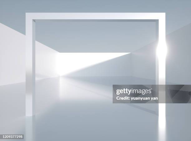 3d rendering abstract background - balkengerüst stock-fotos und bilder