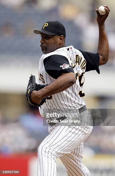 Pittsburgh Pirates Roberto Hernandez delivers against Chicago during action at at PNC Park in Pittsburgh, Pennsylvania on June 29, 2006.