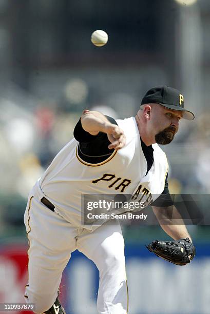 Pittsburgh Pirates pitcher Rick White in action against the Milwaukee Brewers at PNC Park in Pittsburgh, Pennsylvania on May 15, 2005.