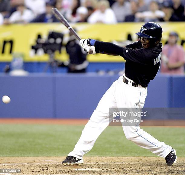 Toronto second baseman Orlando Hudson in action. The Toronto Blue Jays defeated the Baltimore Orioles 3-2 at the Rogers Centre in Toronto, Canada, on...